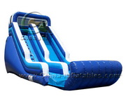 giant inflatable water slide with pool